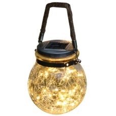 Solar Mason Jar Light String Glass Lantern Outdoor Decorative String Light